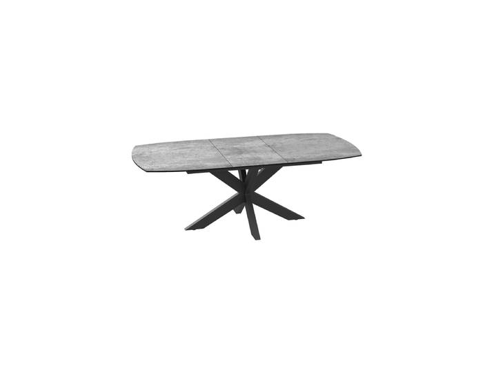 Ausziehbarer Designer Esstisch „Phoenix“ aus Keramik, verschiedene Grössen Silver Akante Design