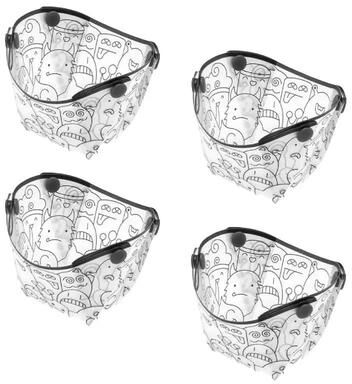 Uplift Picks Collapsible Camping Bowl Set Foldable Outdoor Tableware For Travel And Picnic 4 Pcs Cup