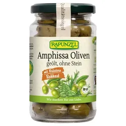 Rapunzel Amphissa Oliven mit Kräutern, ohne Stein geölt bio