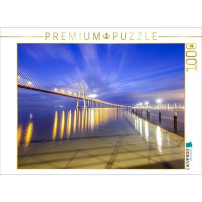 CALVENDO Puzzle Ponte de Vasco da Gama | 1000 Teile Lege-Größe 64x48cm Foto-Puzzle für glückliche Stunden