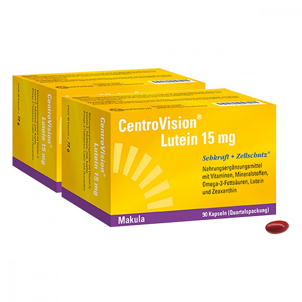 OmniVision GmbH Centrovision Lutein 15 mg Kapseln 08100876