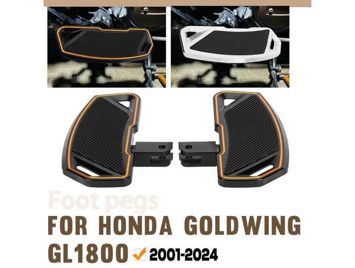 Pour Honda Goldwing 1800 2001-2024 GL1800 Gold Wing GL 1800 Repose-pieds conducteur Repose-pieds avant Repose-pieds larges