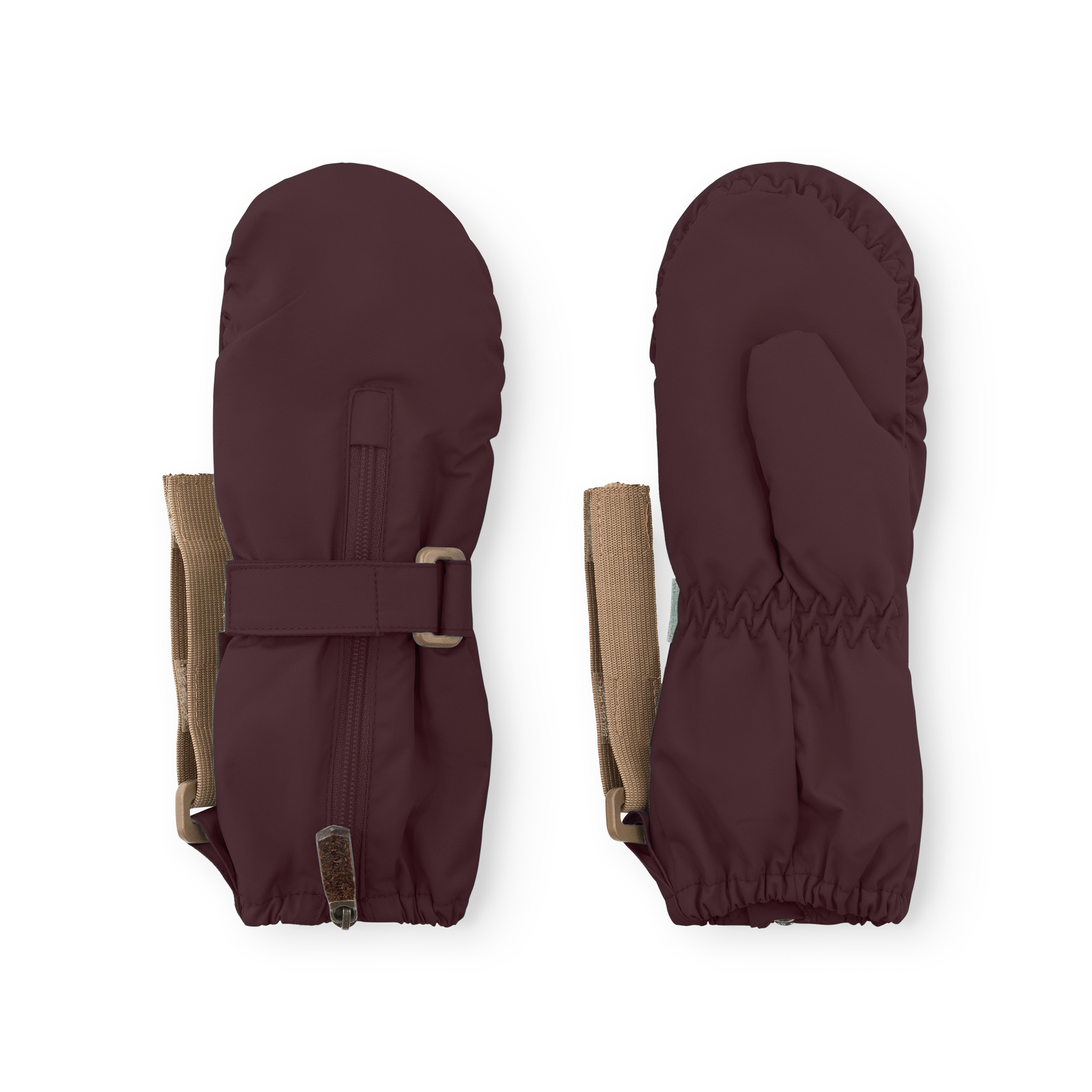 Mini A Ture Matcesar Fleece Lined Kinder Skihandschuhe braun Größe S Lifestyle | Skifahren Wasserdicht