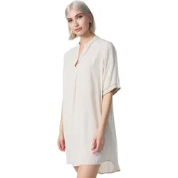 PM SELECTED Damen Longbluse Leichtes Longshirt Bluse mit Bündchen & Galonstreifen in Einheitsgröße PM23