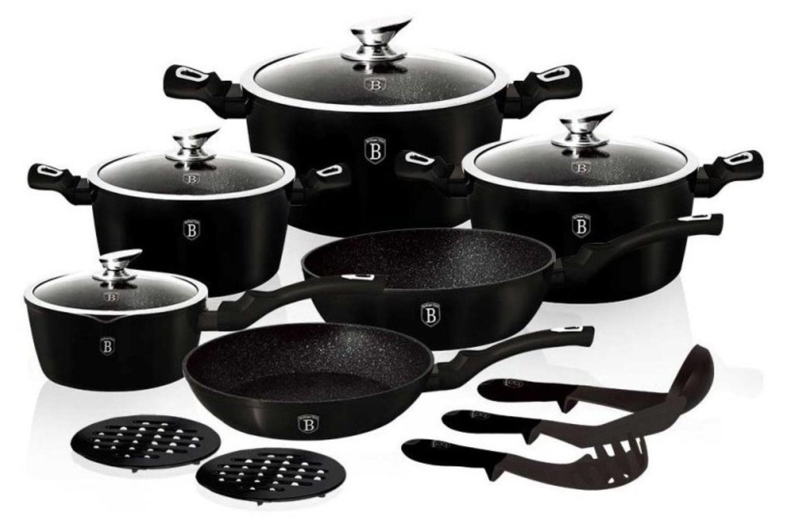 Berlinger Haus set granieten potten 12679
