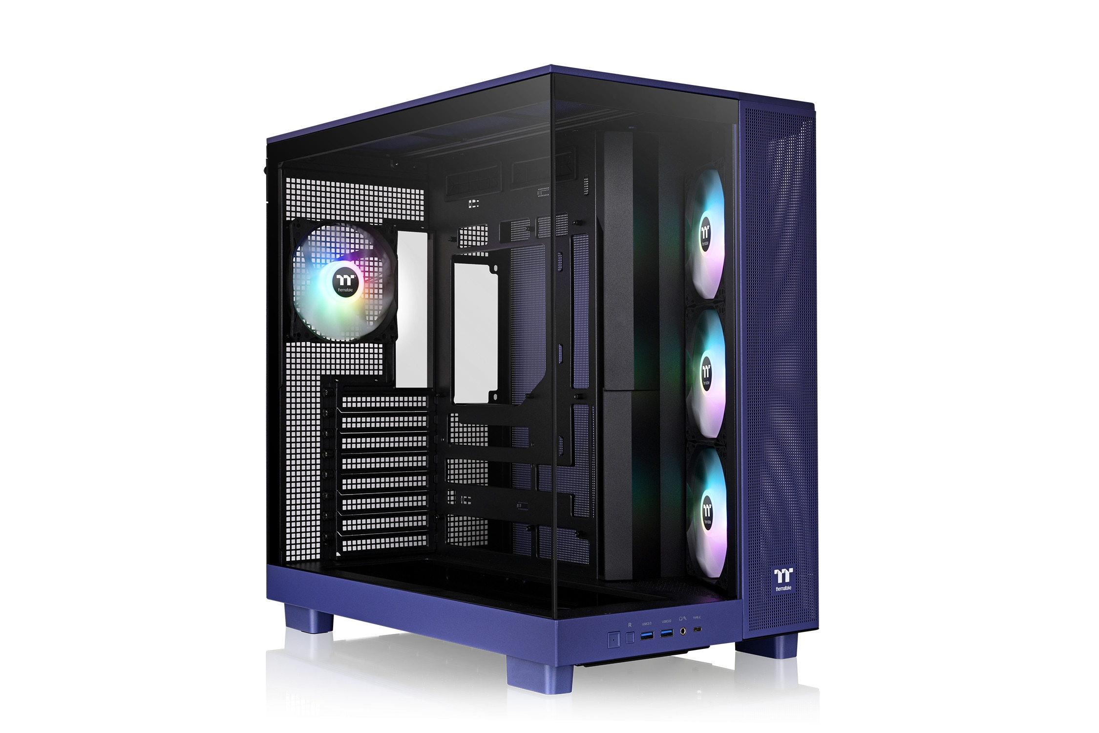 Thermaltake View 380 XL Gaming PC Gehäuse Midi-Tower Future Dusk Seitenfenster
