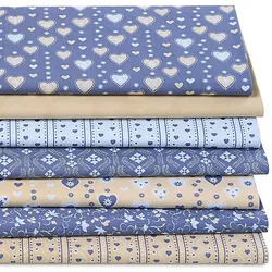 Patchwork- und Quiltpaket "Trachten", blau/biskuit