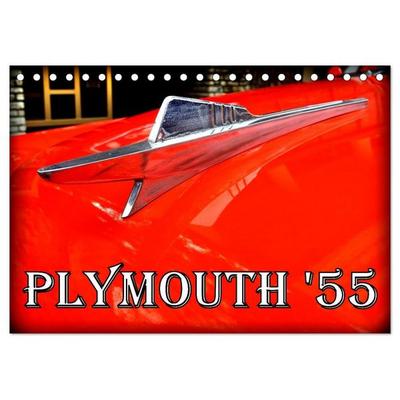 PLYMOUTH '55 (Tischkalender 2027 DIN A5 quer), CALVENDO Monatskalender