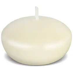 Wiedemann Kerzen Schwimmkerzen Elfenbein Ø 45 mm, 24 Stück