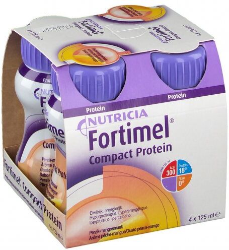 DANONE NUTRICIA SpA SOC.BEN. Nutricia, Fortimel Compact Protein Pesca Mango, 4 x 125 ml