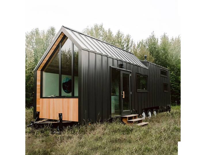 Maison modulaire de luxe de Style moderne, entièrement personnalisée, préfabriquée, cadre A, petite maison de jardin triangulaire préfabriquée, offre spéciale