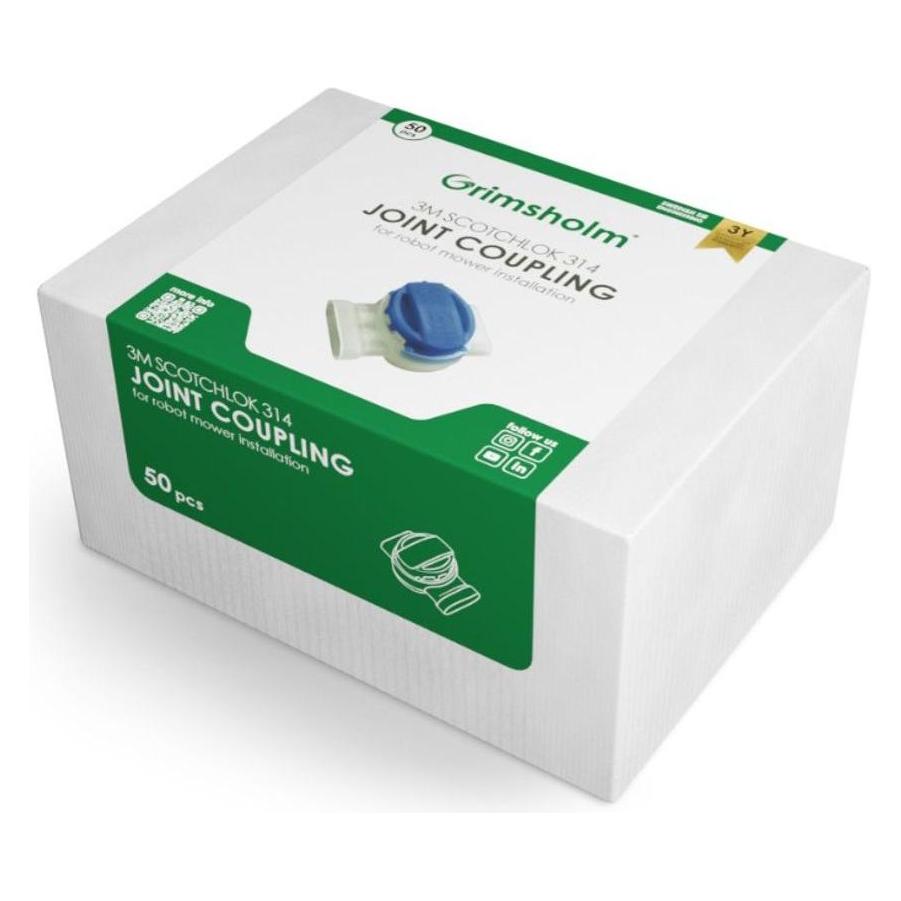 NoName Joint coupling 3M for robotic lawnmowers 50-pack (Mähroboter) (HUSKAR_3M50)