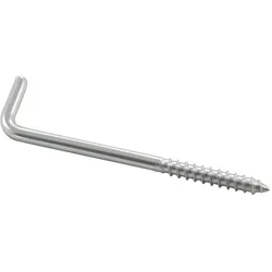Schraubhaken mit Holzgewinde, A2, 5,3x100mm