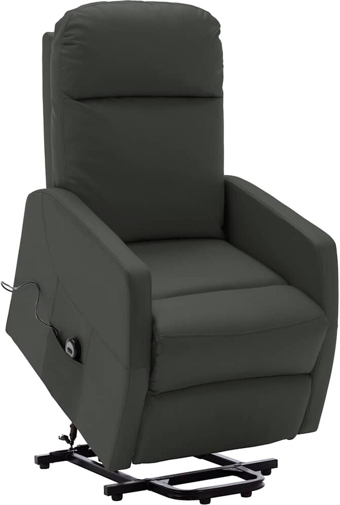 vidaXL Fauteuil Anthracite Similicuir