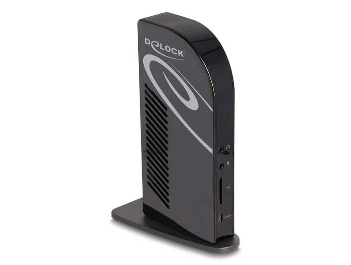 Delock Laptop-Dockingstation DeLOCK USB Type-C Triple Display Dockingstation mit DisplayLink 4K