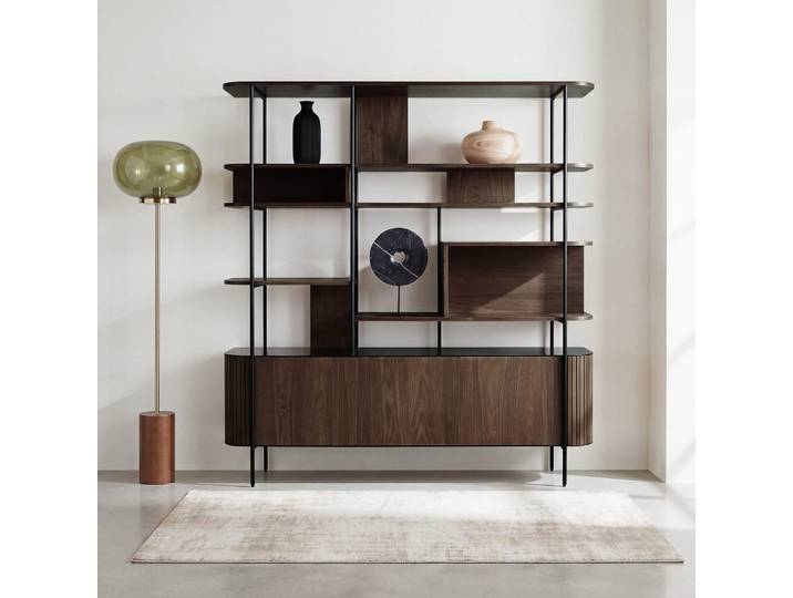 Dekonstruiertes Bücherregal, 180 cm lang