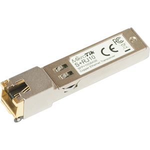 MikroTik Transceiver S+RJ10, SFP+ bis 10 Gbit/s, Kupfer, RJ45