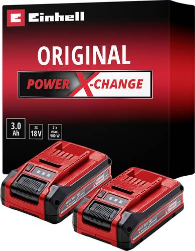 Einhell 4511631 18V 3Ah PXC Plus Twinpack Werkzeug-Akku 18V 3000 mAh Li-Ion