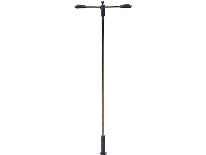 Dubbele lamp H0 klaar model gemonteerd faller 1 st.