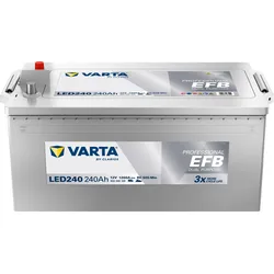 Varta LED240 Professional EFB 12V 240Ah 1200A Versorgungsbatterie