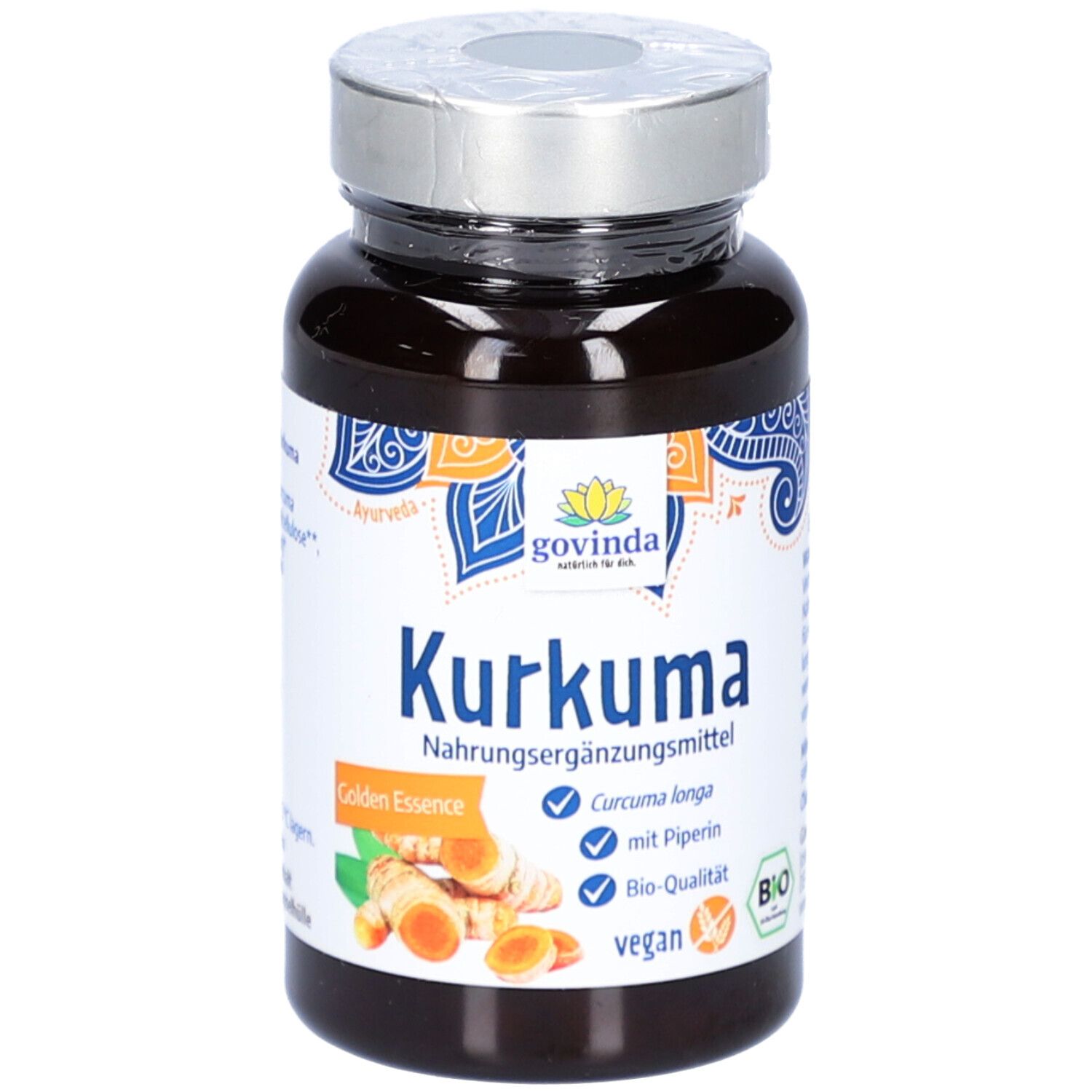 Govinda Kurkuma Kapseln Bio 45 g in PET