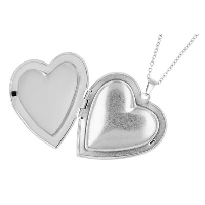 Kette ohne Anhänger ADELIA´S "Halskette – Medaillon aus Edelstahl 45+5", silber, Halsketten, Damen, 50cm, Edelstahl, Perfekt als Geschenk zum Geburtstag
