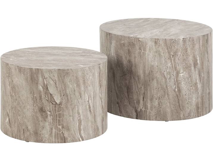 Set für Couchtische DICE 58x58x40cm grau