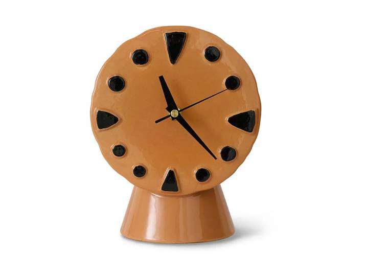 HKliving Horloge en céramique rétro 20,8 cm Peach