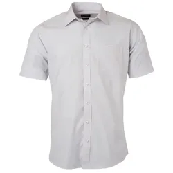 Kurzarm Hemd "JN680" - M - light-grey