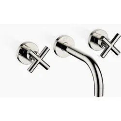 Dornbracht TARA Waschtisch-Wandbatterie ohne Ablaufgarnitur , Ausladung 160mm, 36707892-08, Farbe: Platin