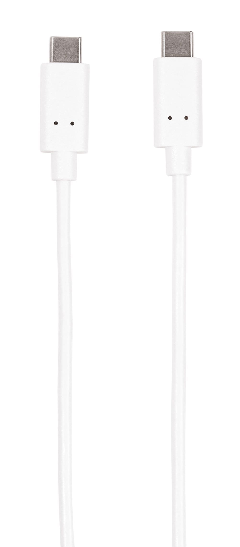 Vivanco 62250 Stecker USB C auf USB C 0,5 m (Weiß)