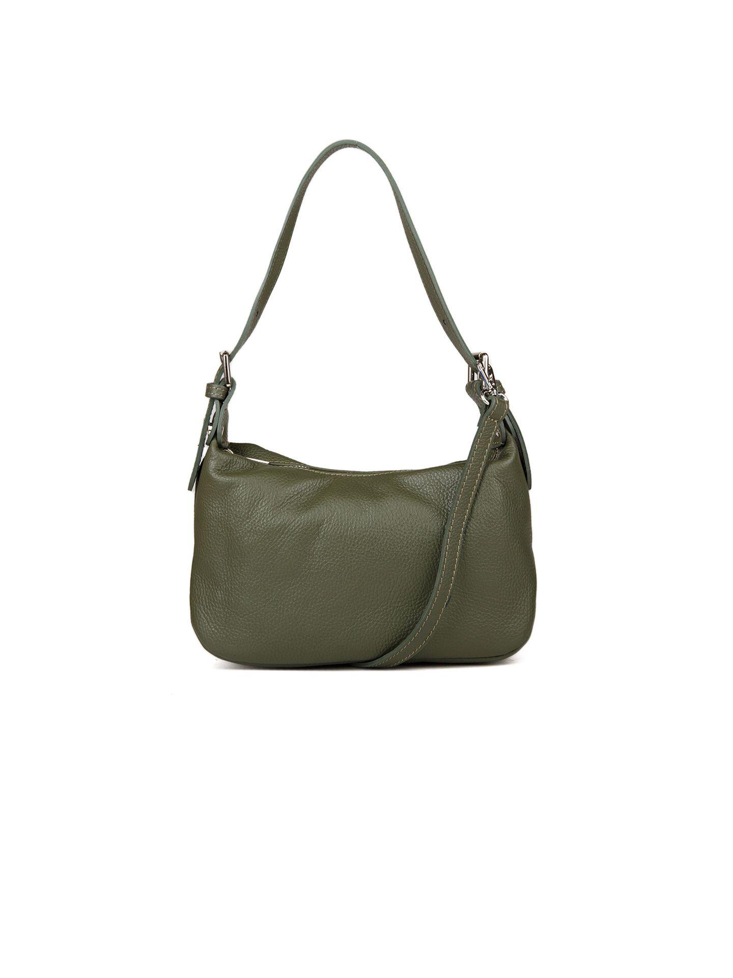 Giulia Monti Schultertasche Militärgrün