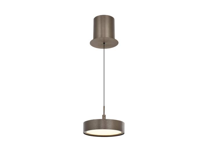 Led-Hängeleuchte Valensole, Bronzefarben, Metall, 17.5x150x17.5 cm, RoHS, Lampen & Leuchten, Innenbeleuchtung, Hängeleuchten, Pendelleuchten