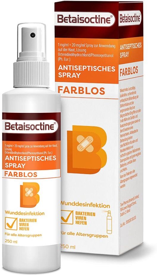 Betaisoctine Spray antiseptische Wunddesinfektion