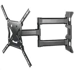 MonLines MWH031B schwenkbare LCD TV Wandhalterung 32 bis 47 Zoll, schwarz (Wand, 30 kg, 32" - 47"), TV Wandhalterung, Schwarz