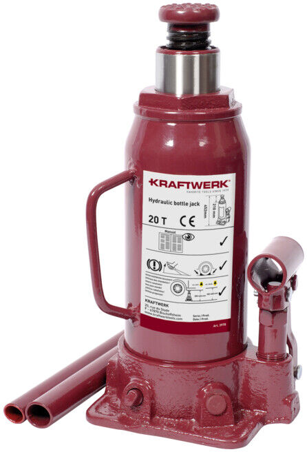 Kraftwerk Vérin de bouteille hydraulique, 20 t (3978)