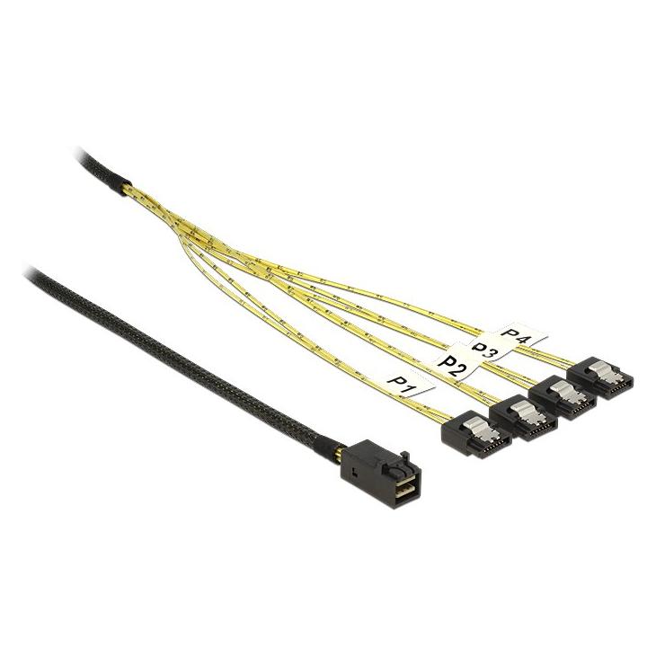 Delock Serial ATA / SAS-Kabel (100 cm, Mini-SAS) (83393)