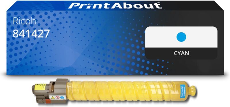 PrintAbout Toner kompatibel mit Ricoh 841427 - Cyan