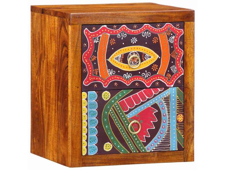 CLARENCE - NEW Table de chevet - JILL'S - Meuble de rangement 35x30x40cm Bois massif Acacia OCT974591027