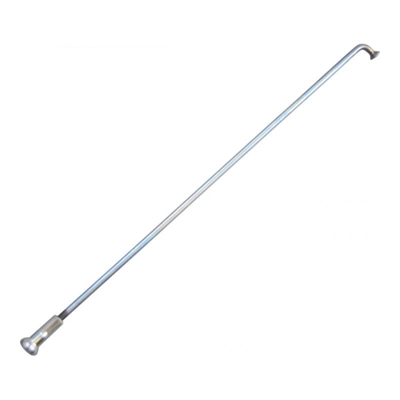 1Tek Origine Rayon inox avec écrou 195mm Ø3.0 argent