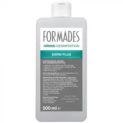 Meditrade FORMADES Händedesinfektion Derm Plus - 10 x 500 ml - Euroflaschen