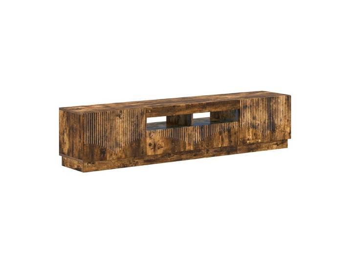 vidaXL TV-Schrank LED-TV-Schrank HOORN 3 stk. Raucheiche Holzwerkstoff (3-St)