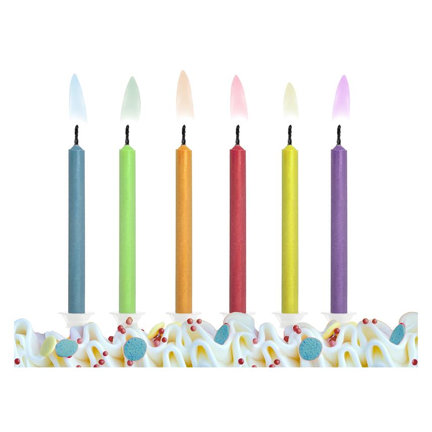 Partydeco Geburtstagskerzen (6 Stk.) (PDSCK1)