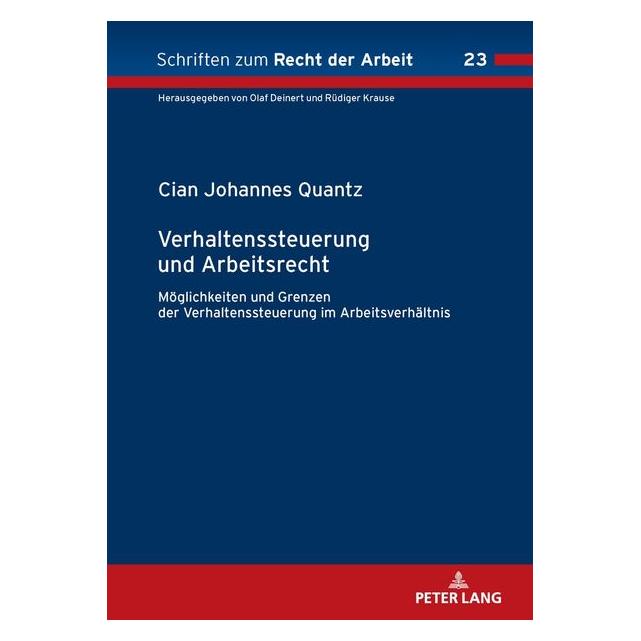 Umbreit Verhaltenssteuerung und Arbeitsrecht (73437561)