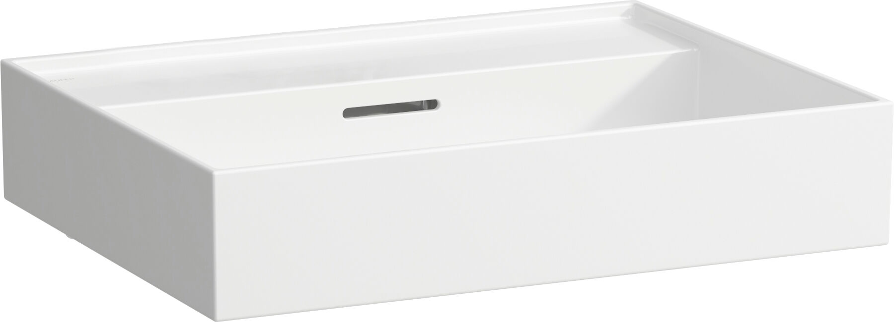 LAUFEN Kartell H8163334001091 , 60x46cm, blanc LCC, sans trou pour robinet, céramique saphir