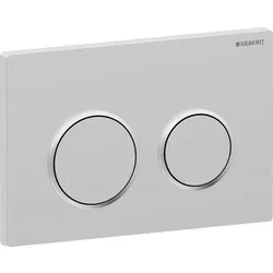 Geberit Betätigungsplatte Omega20, mattchrom-lackiert/beschichtet/glanzchrom, 115085 115085JQ1