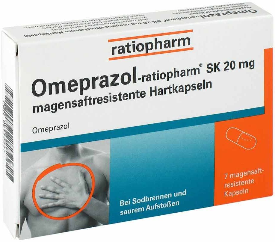 Omeprazol-ratiopharm SK 20mg