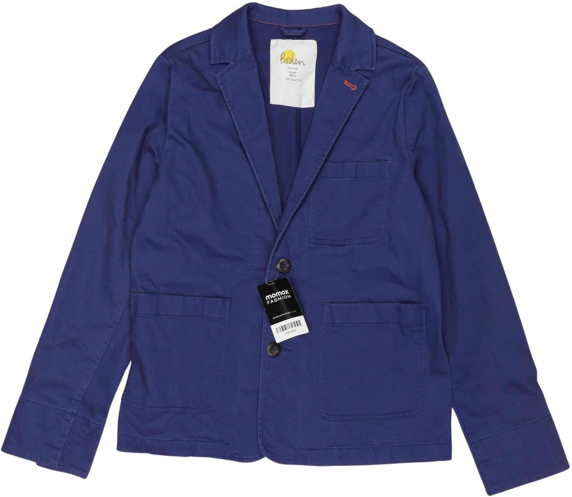 Boden Jungen Jacke oder Mantel, Marineblau, Gr. EU 164, Elasthan / Baumwolle - Second Hand