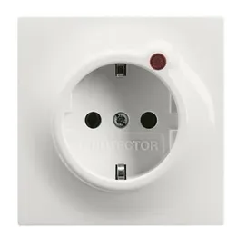 Busch-Jaeger 2310 EUGL/VA-74-11 Busch-Protector® SCHUKO® Steckdosen-Einsatz mit Überspannungsschutz