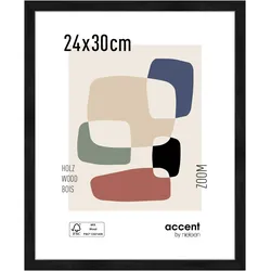 Nielsen Holz-Bilderrahmen Zoom Schwarz / 24 x 30